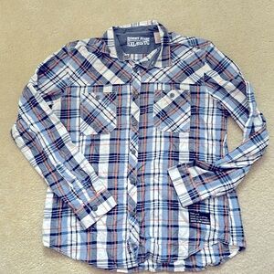 DKNY Jeans men’s button down long sleeve shirt XL